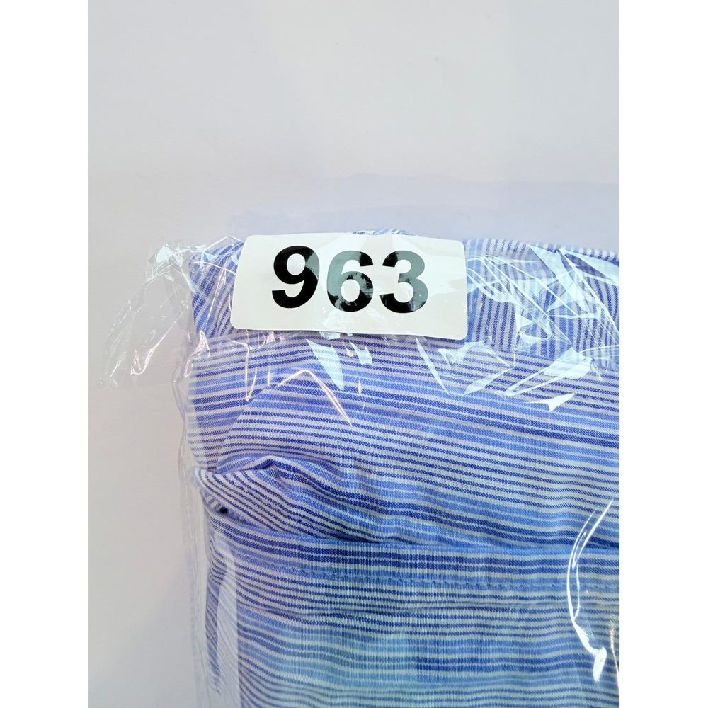 Polo Ralph Lauren Robe Men L/XL Blue Striped Cotton Sleepwear Loungewear - Picture 13 of 13